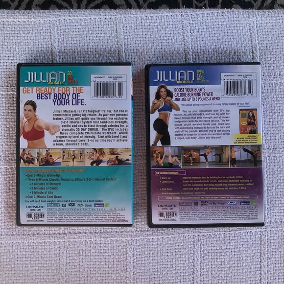 Jillian Michaels Workout Dvd Bundle 30 Day Shred Banish Fat Boost Metabolism - Picture 2 of 2